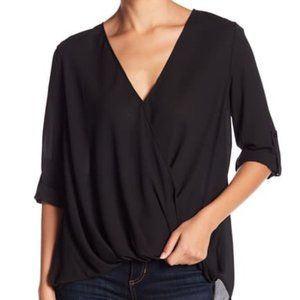 Lush Surplice Neck Blouse